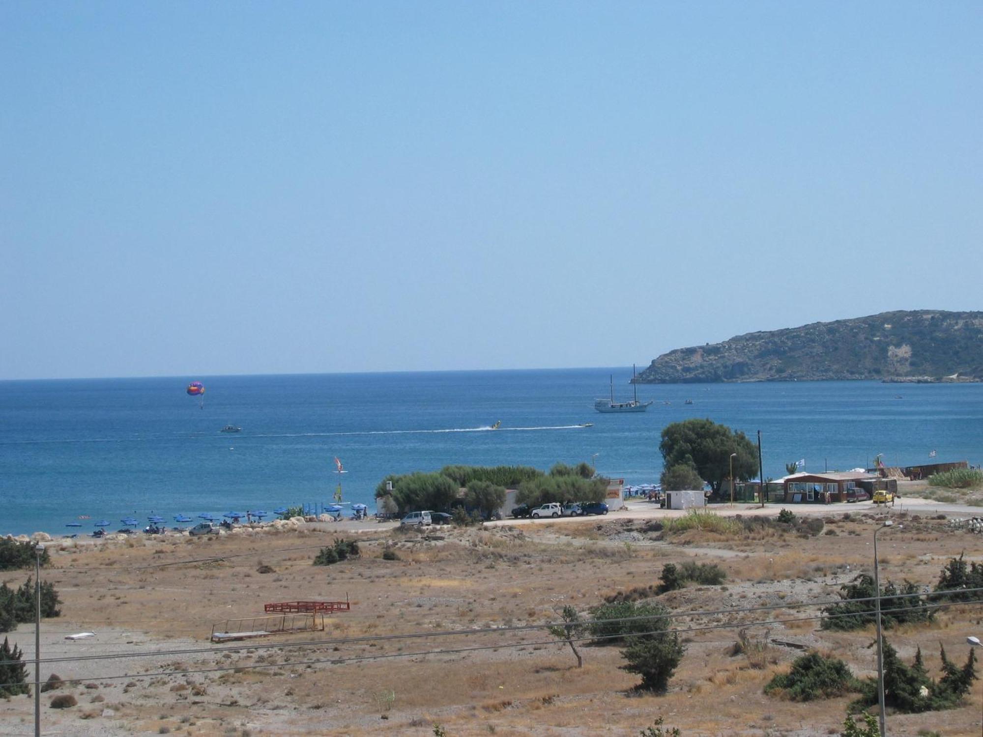 Irinna Hotel-Apartments Faliraki Bagian luar foto