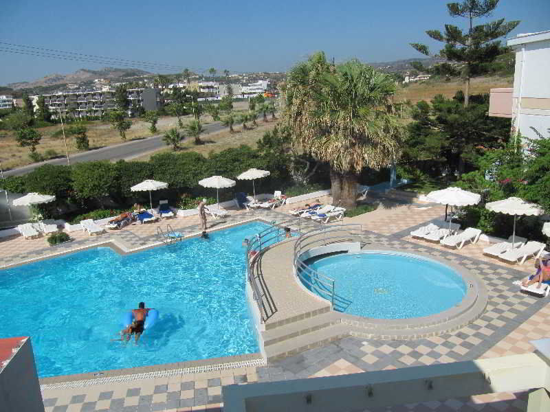 Irinna Hotel-Apartments Faliraki Bagian luar foto