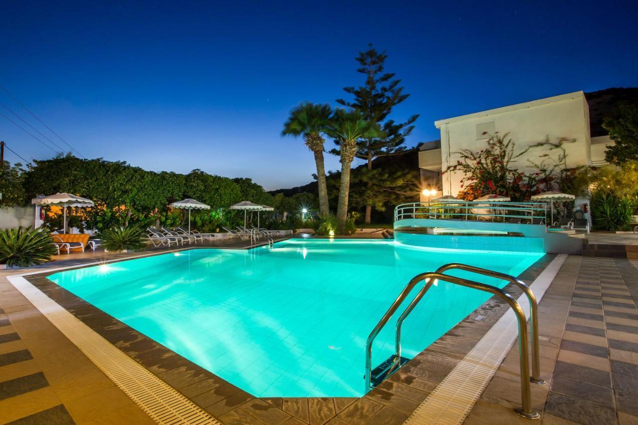Irinna Hotel-Apartments Faliraki Bagian luar foto