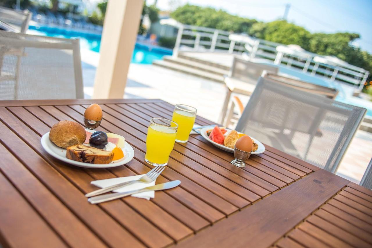 Irinna Hotel-Apartments Faliraki Bagian luar foto