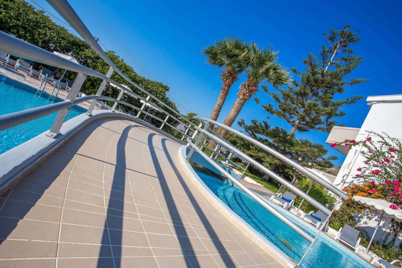 Irinna Hotel-Apartments Faliraki Bagian luar foto