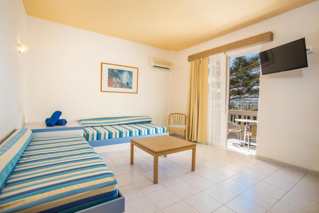 Irinna Hotel-Apartments Faliraki Bagian luar foto